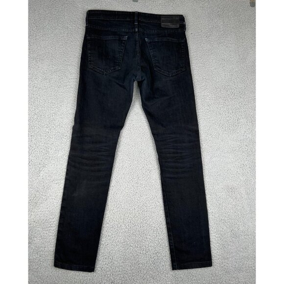 AG Adriano Goldschmied Jeans Stockton Skinny Black Mens 32x34 fits (30x30.5) - Picture 10 of 12